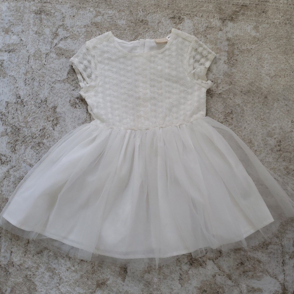 White tulle dress 3T